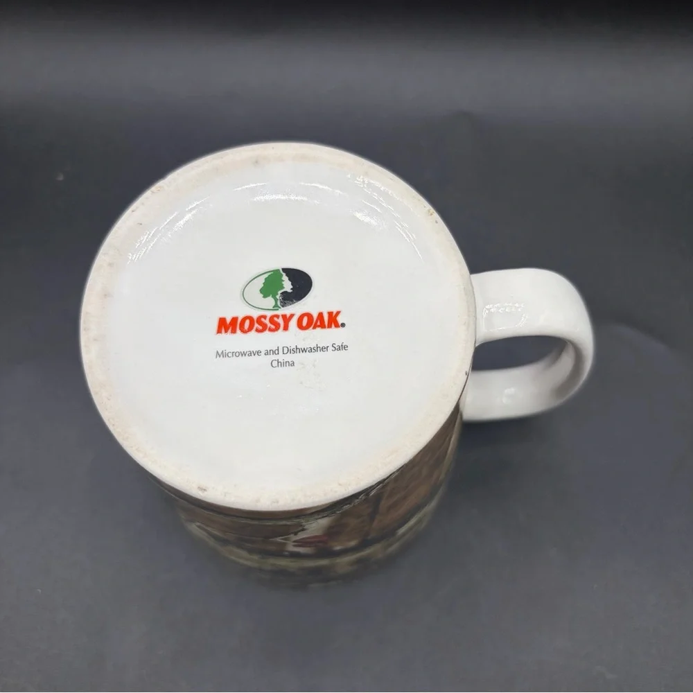 MOSSY OAK CAMO 16OZ ENAMEL COFFEE MUG